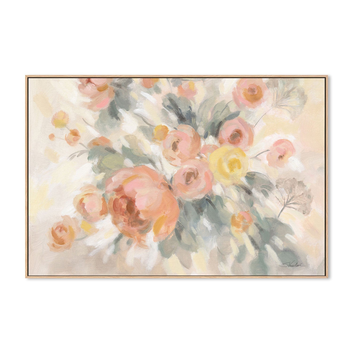 wall-art-print-canvas-poster-framed-Countryside Bloom-by-Silvia Vassileva-Gioia Wall Art