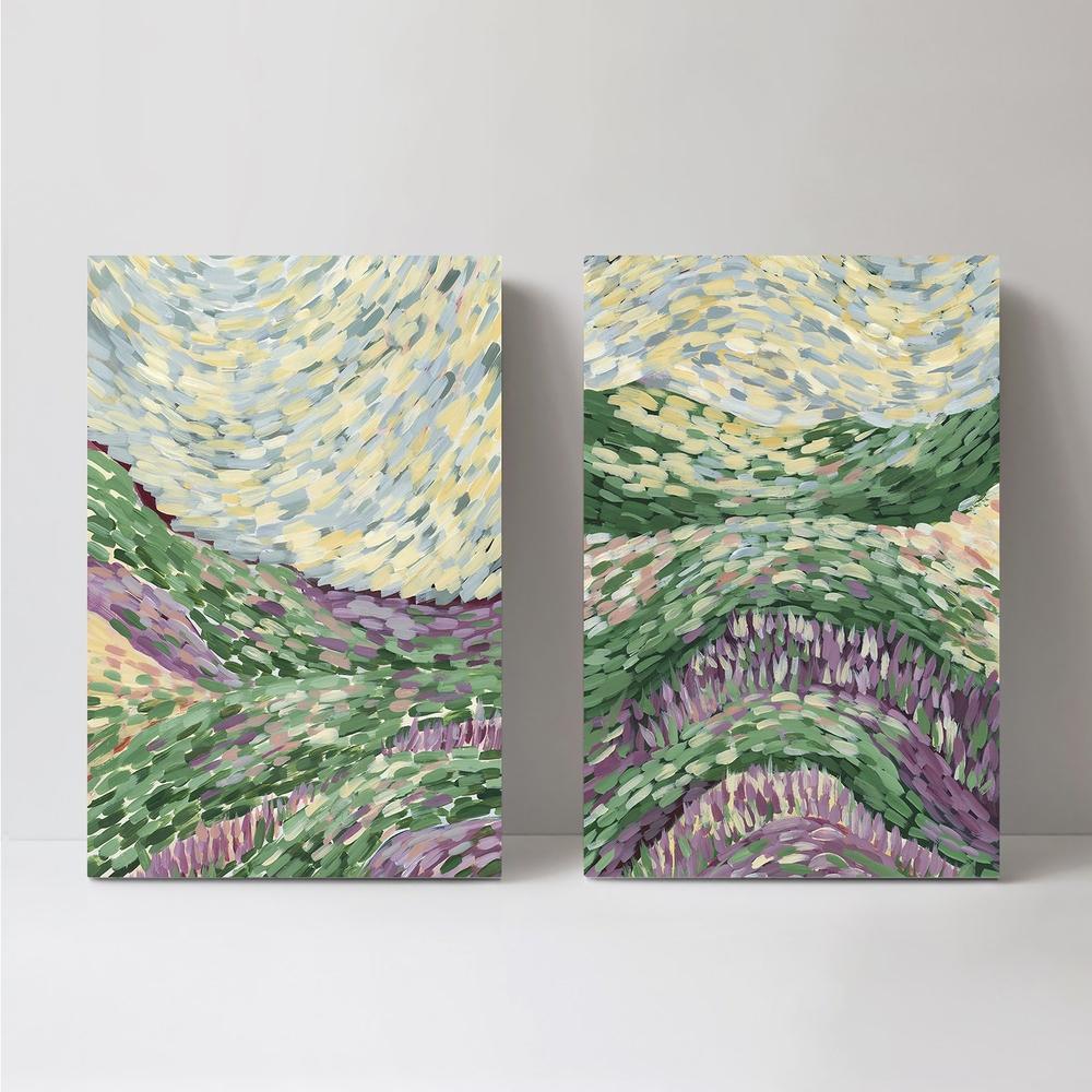 wall-art-print-canvas-poster-framed-Countryside Impressions, Set Of 2-by-Emily Wood-Gioia Wall Art