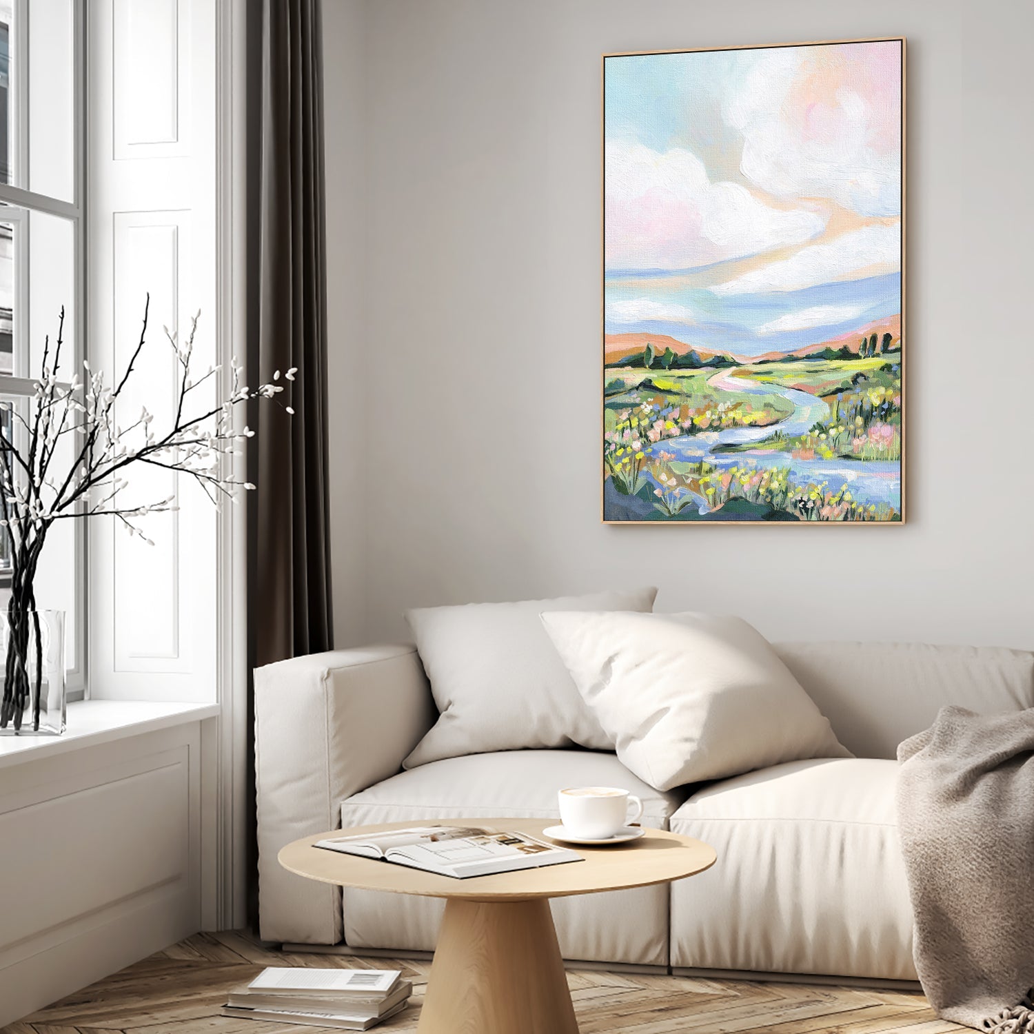 wall-art-print-canvas-poster-framed-Countryside Meander-7