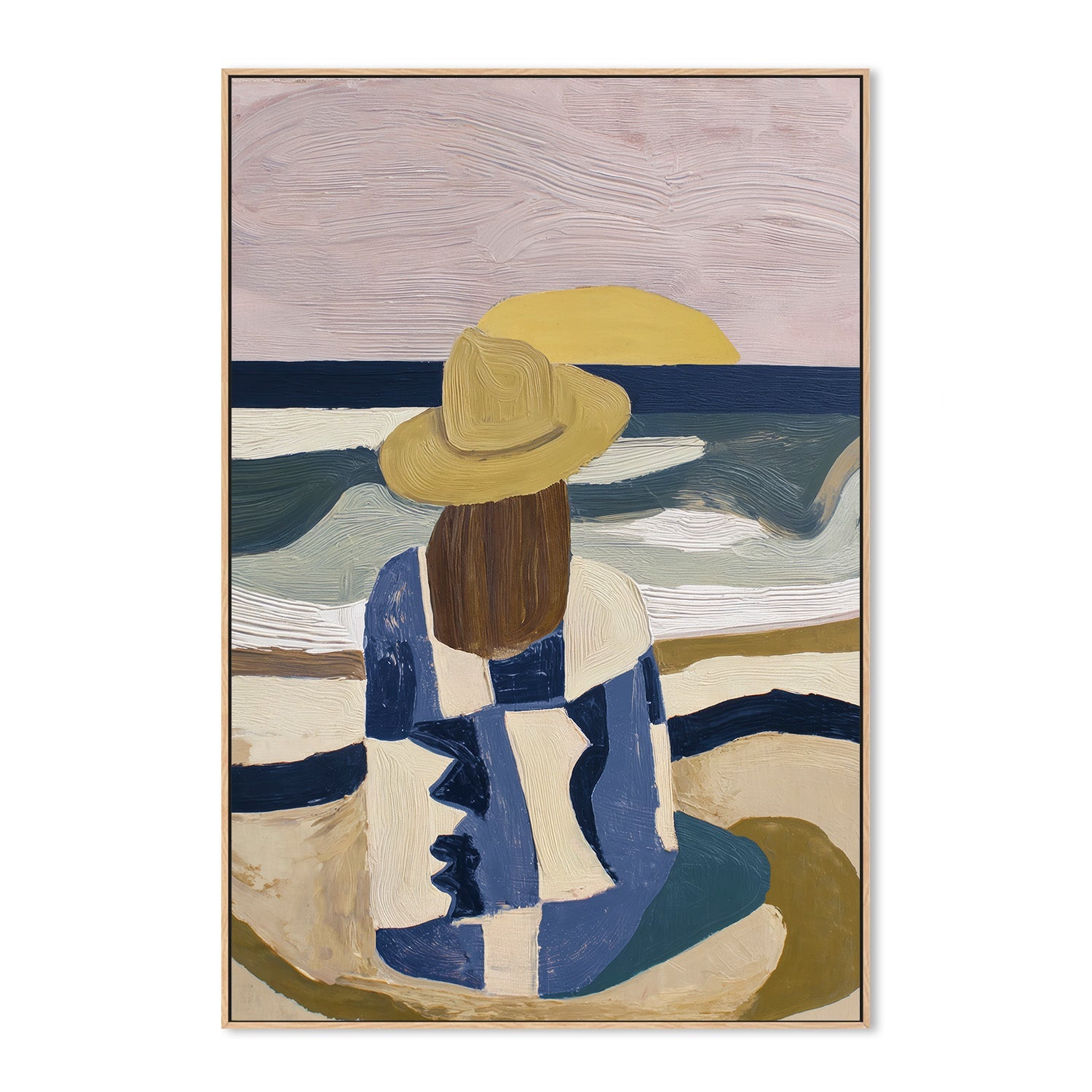 wall-art-print-canvas-poster-framed-Cowgirl at Dusk-4