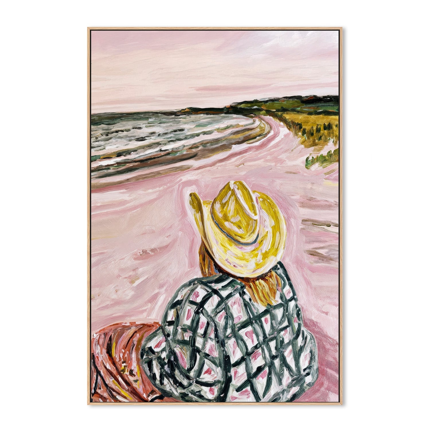 wall-art-print-canvas-poster-framed-Cowgirl Pink Beach-4