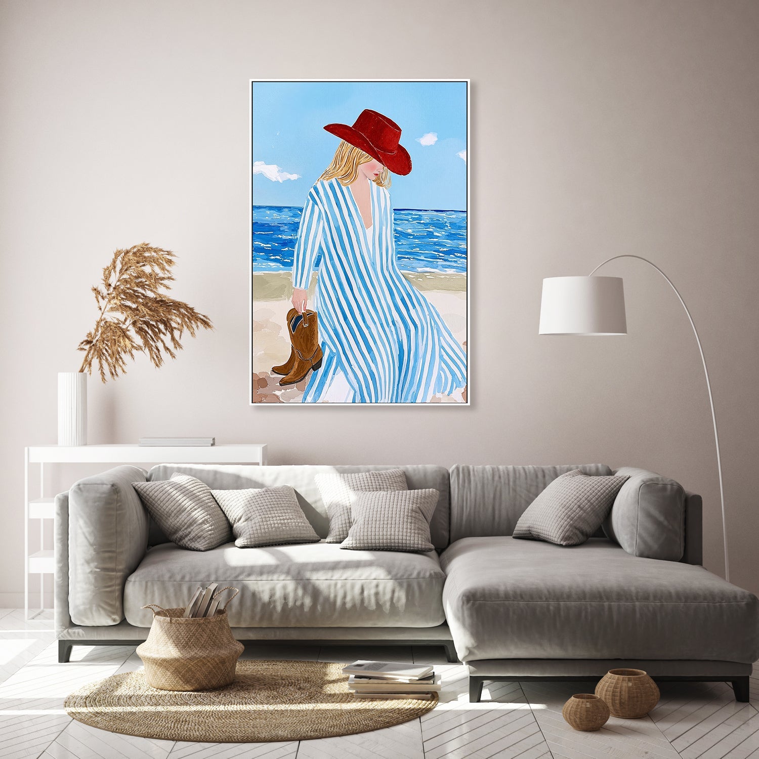 wall-art-print-canvas-poster-framed-Cowgirl Shore-8