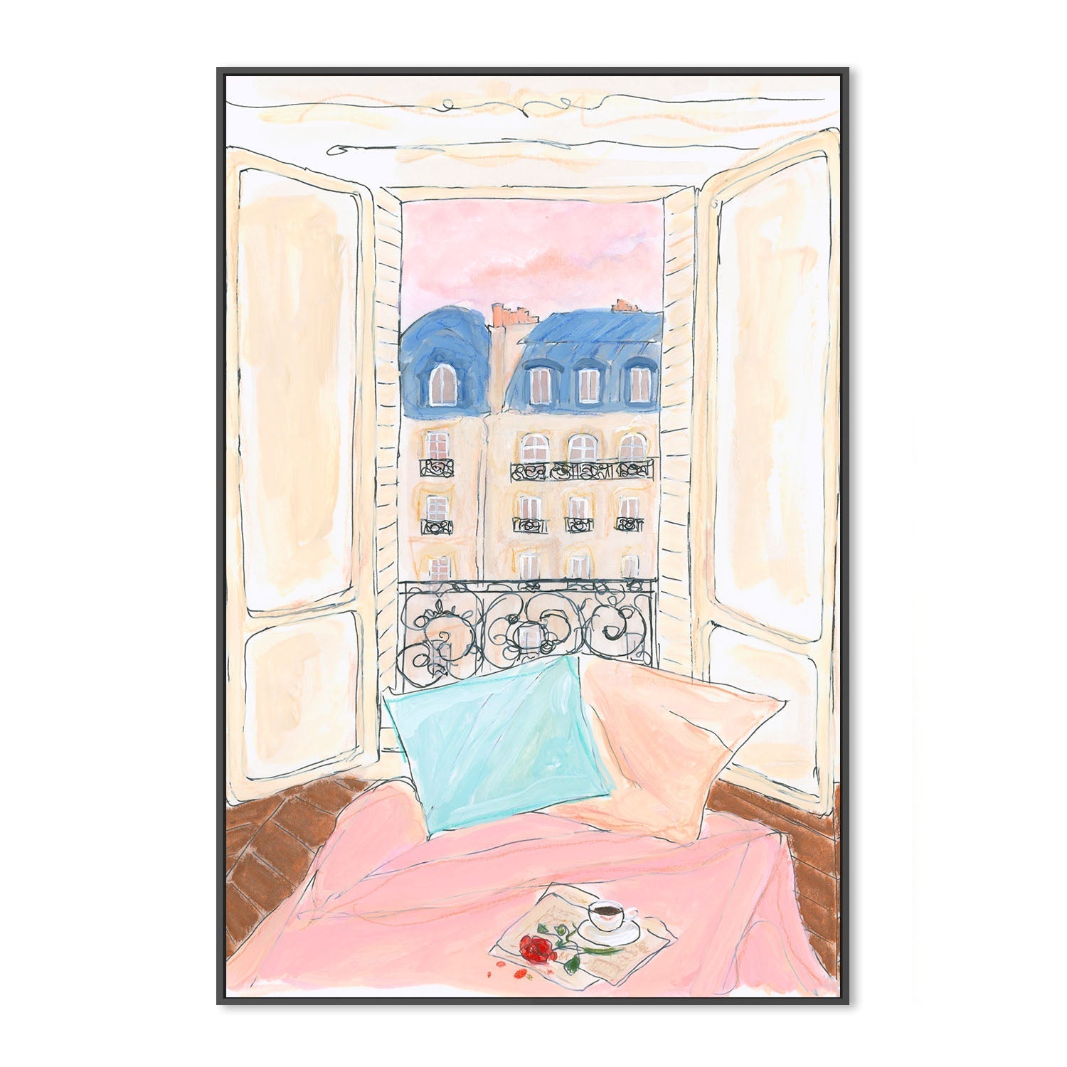 wall-art-print-canvas-poster-framed-Cozy Apartment , By Katharina Puritscher-3