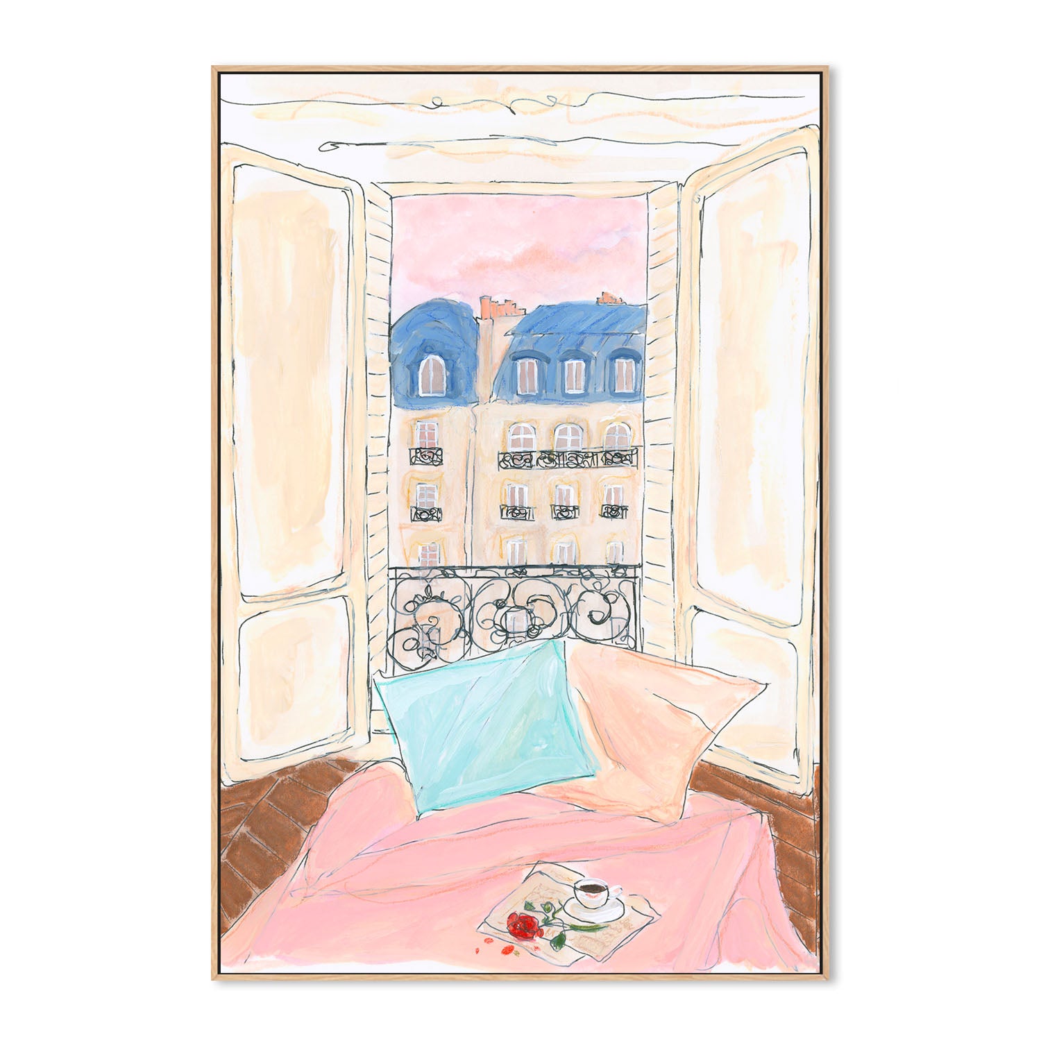 wall-art-print-canvas-poster-framed-Cozy Apartment , By Katharina Puritscher-4