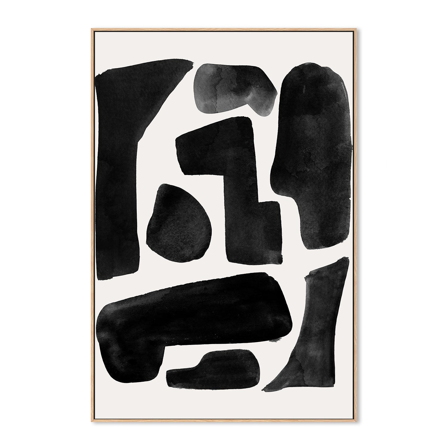 wall-art-print-canvas-poster-framed-Cozy Puzzle Abstract, Style B , By Aubrey-4