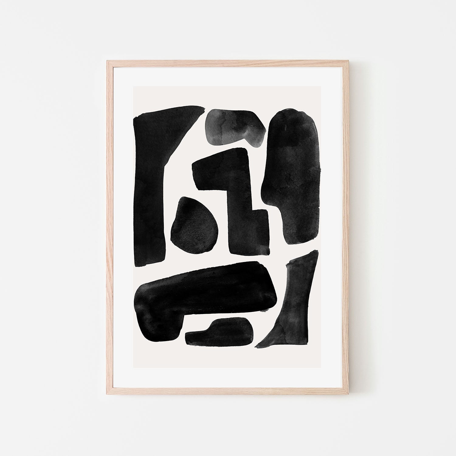 wall-art-print-canvas-poster-framed-Cozy Puzzle Abstract, Style B , By Aubrey-6