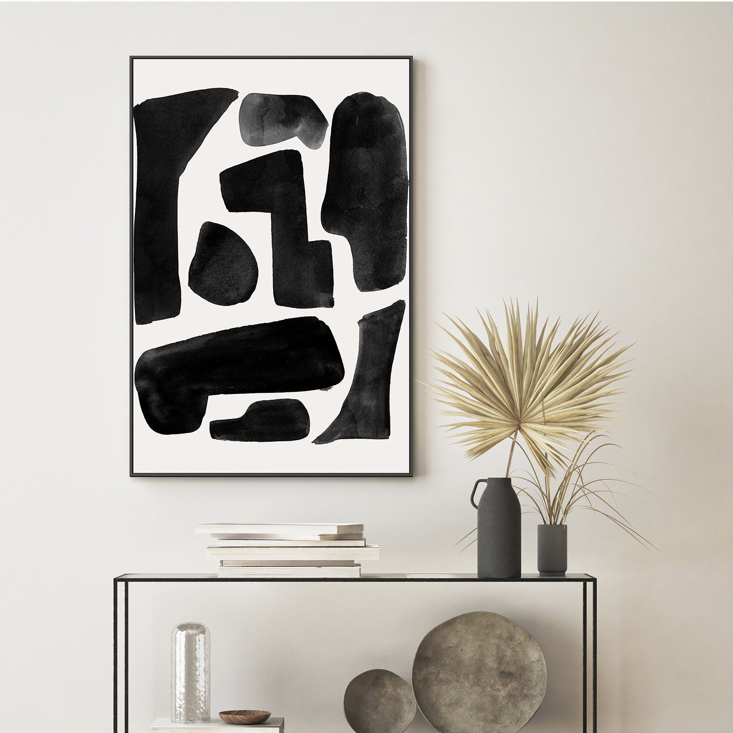 wall-art-print-canvas-poster-framed-Cozy Puzzle Abstract, Style B , By Aubrey-7