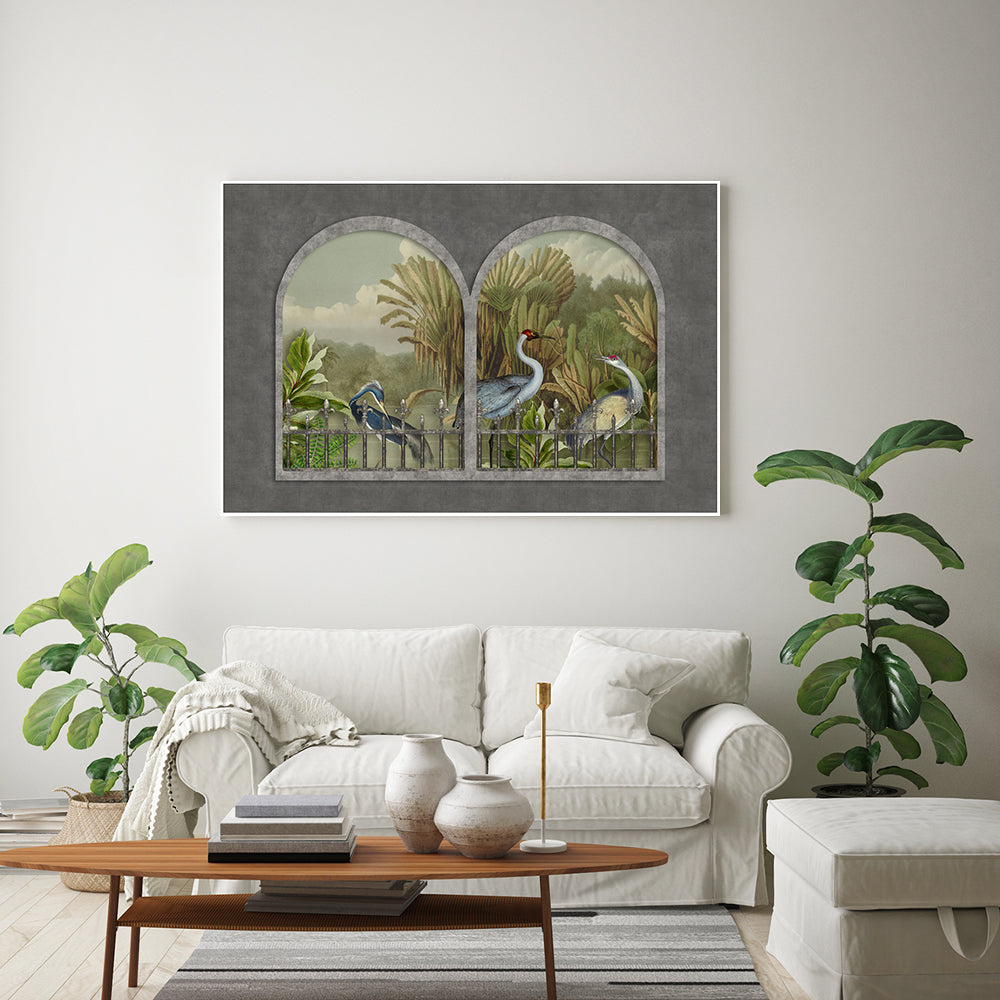 wall-art-print-canvas-poster-framed-Cranes, By Andrea Haase-GIOIA-WALL-ART