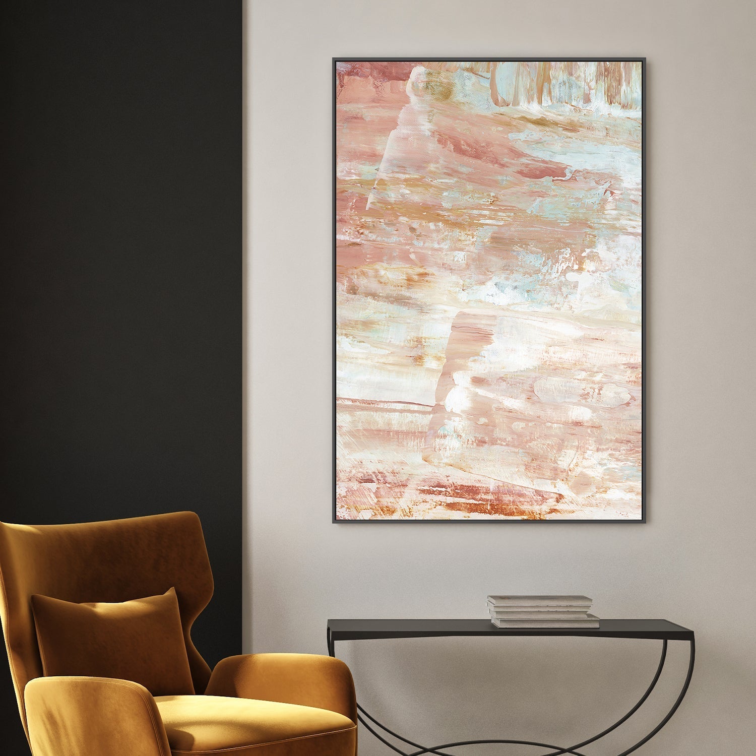 wall-art-print-canvas-poster-framed-Cresting, Style A , By Zelda Cane-2