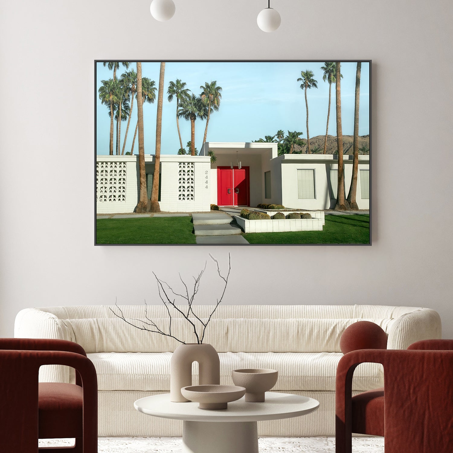 wall-art-print-canvas-poster-framed-Crimson Door , By Tricia Brennan-3