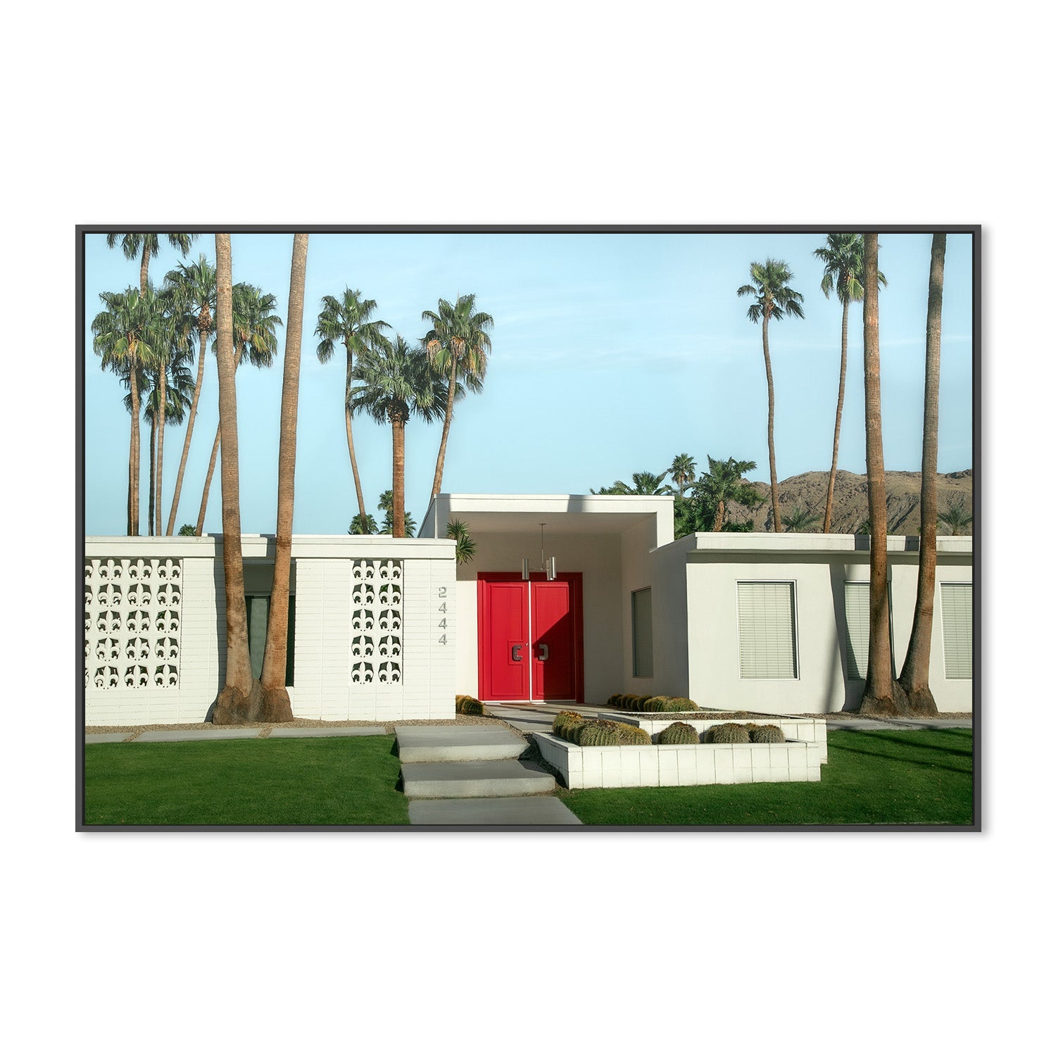 wall-art-print-canvas-poster-framed-Crimson Door , By Tricia Brennan-4
