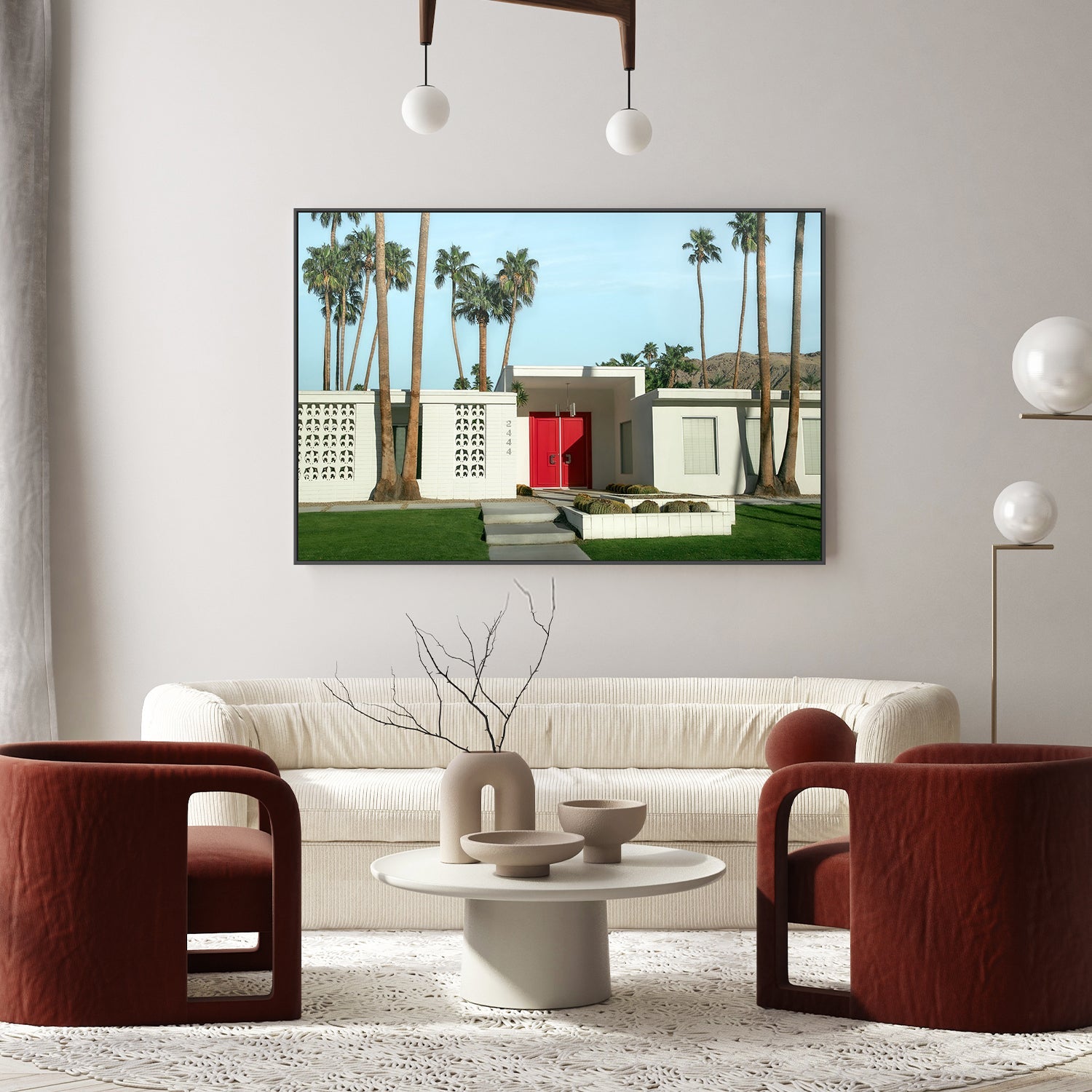wall-art-print-canvas-poster-framed-Crimson Door , By Tricia Brennan-8
