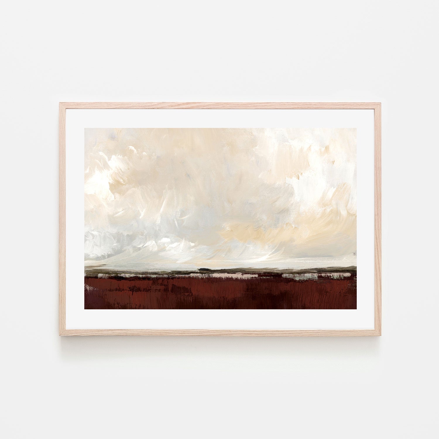 wall-art-print-canvas-poster-framed-Crimson Horizon , By Nina Blue-6