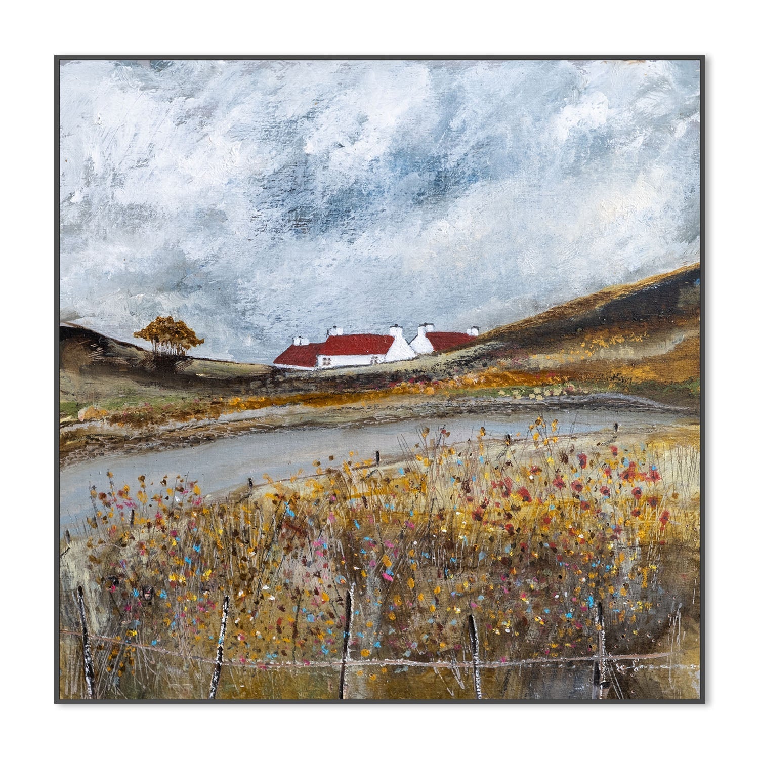 wall-art-print-canvas-poster-framed-Crofters Rest , By Louise O’Hara-3
