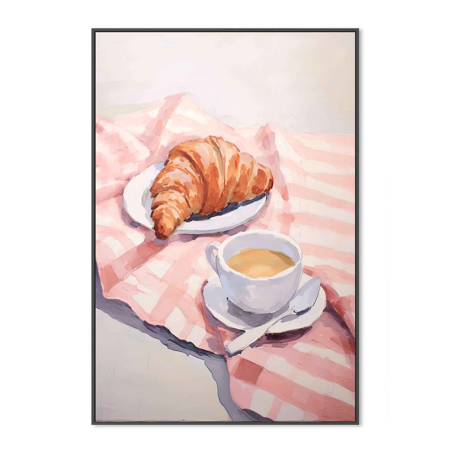 wall-art-print-canvas-poster-framed-Croissant , By Lady Hana-3