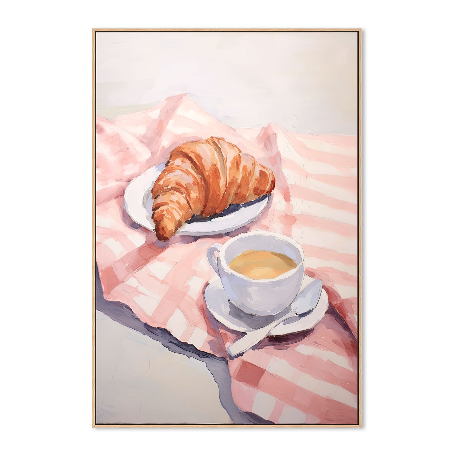 wall-art-print-canvas-poster-framed-Croissant , By Lady Hana-4