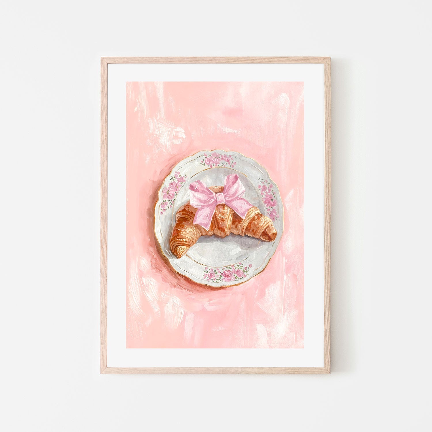 wall-art-print-canvas-poster-framed-Croissant, Style B , By Lady Hana-6