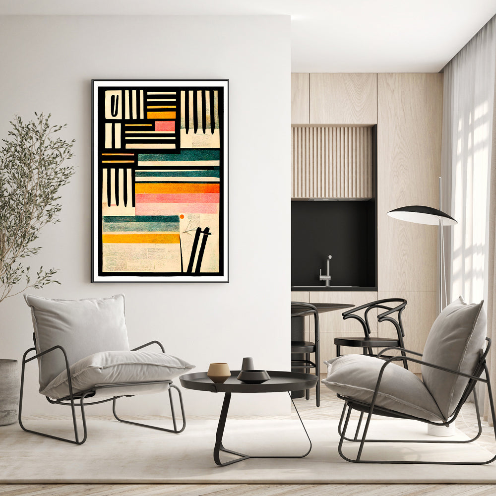 wall-art-print-canvas-poster-framed-Crossed Lines , By Treechild-GIOIA-WALL-ART