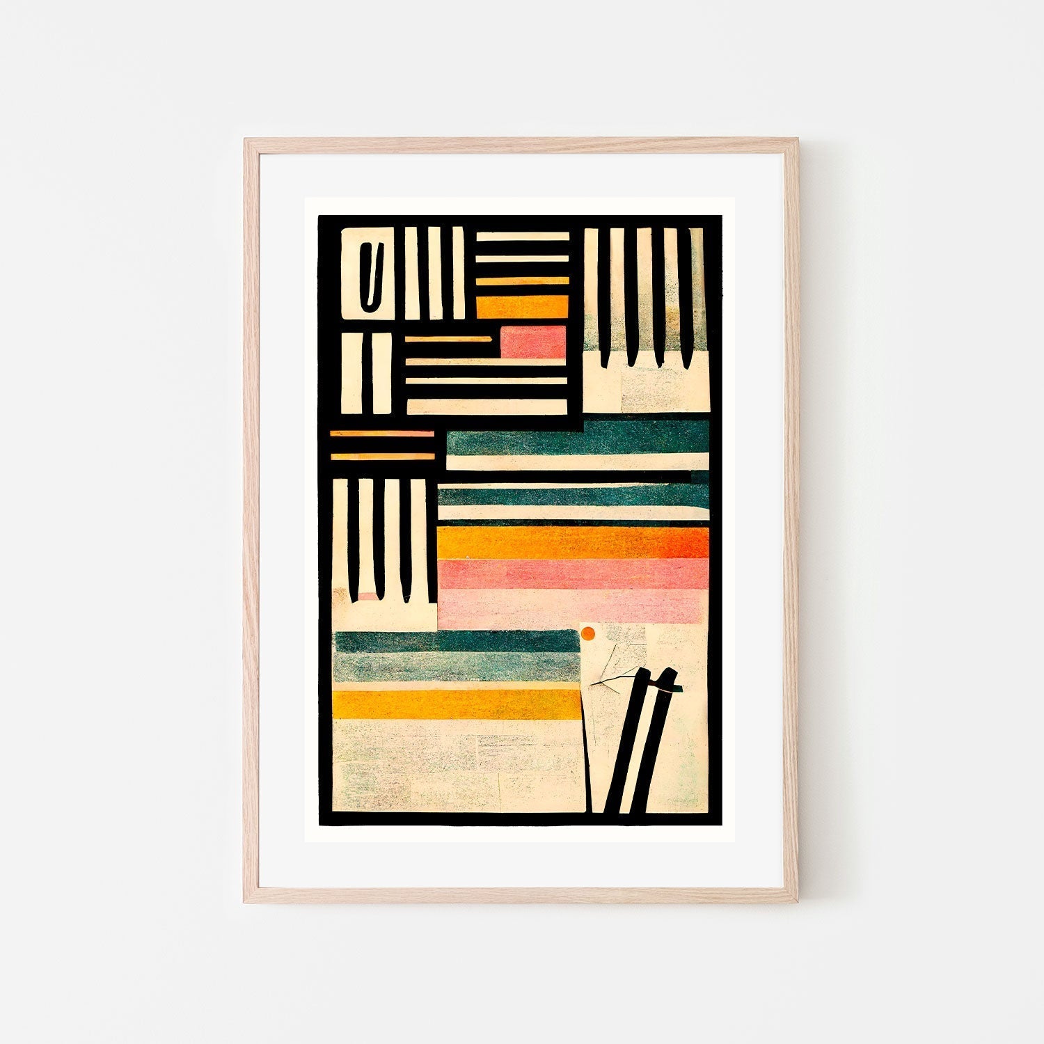 wall-art-print-canvas-poster-framed-Crossed Lines , By Treechild-GIOIA-WALL-ART