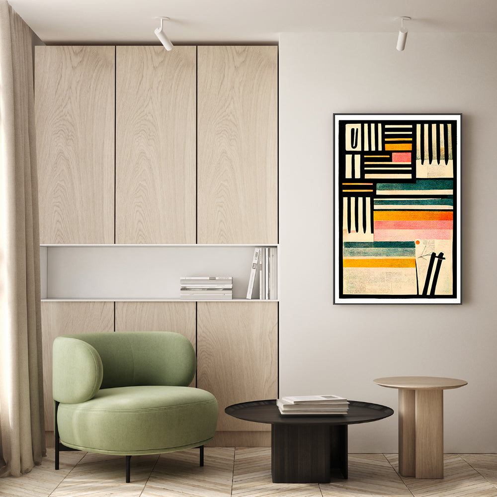 wall-art-print-canvas-poster-framed-Crossed Lines , By Treechild-GIOIA-WALL-ART