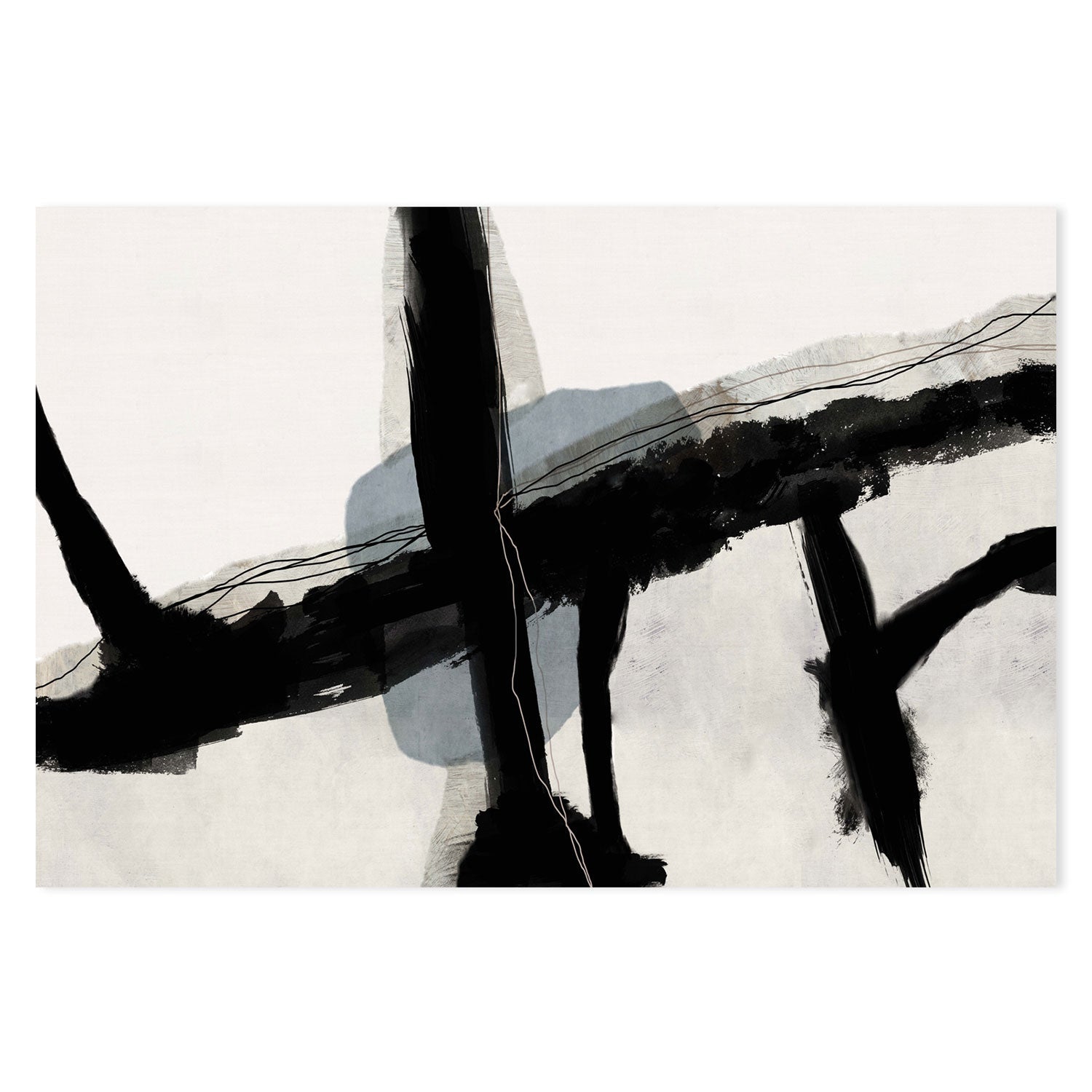 wall-art-print-canvas-poster-framed-Crossing Abstract-by-Roberto Moro Art-Gioia Wall Art