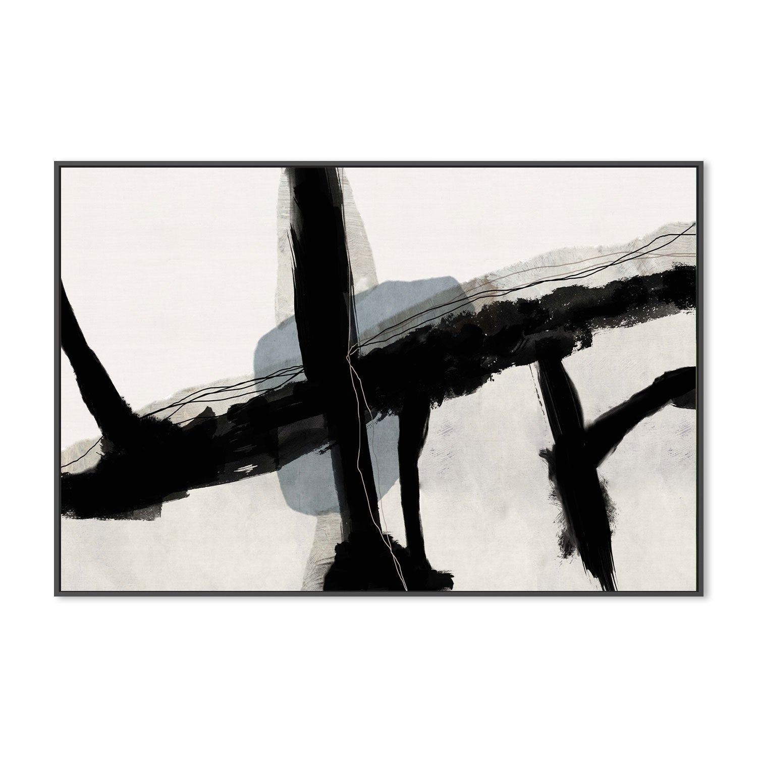 wall-art-print-canvas-poster-framed-Crossing Abstract-by-Roberto Moro Art-Gioia Wall Art