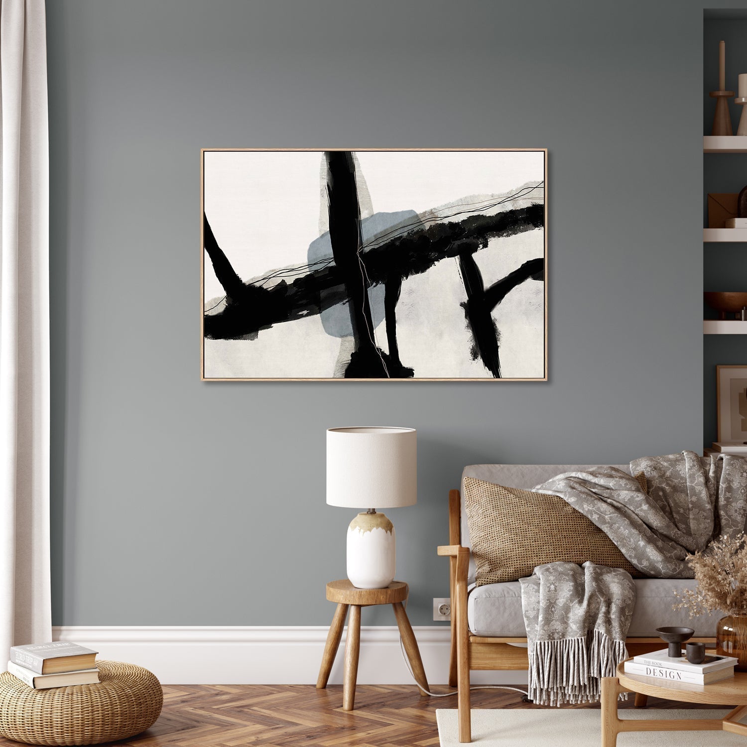 wall-art-print-canvas-poster-framed-Crossing Abstract-by-Roberto Moro Art-Gioia Wall Art