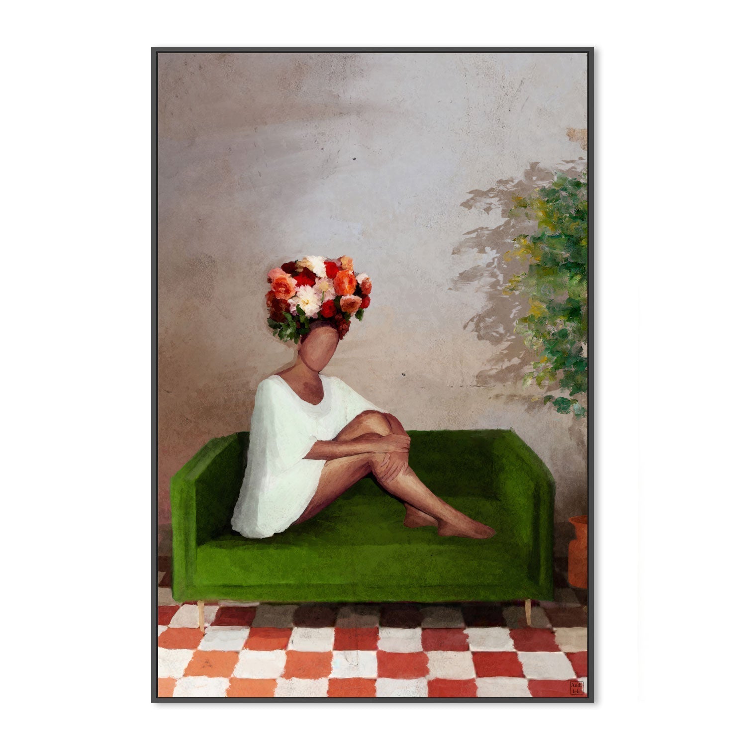 wall-art-print-canvas-poster-framed-Crown , By Pictufy-3