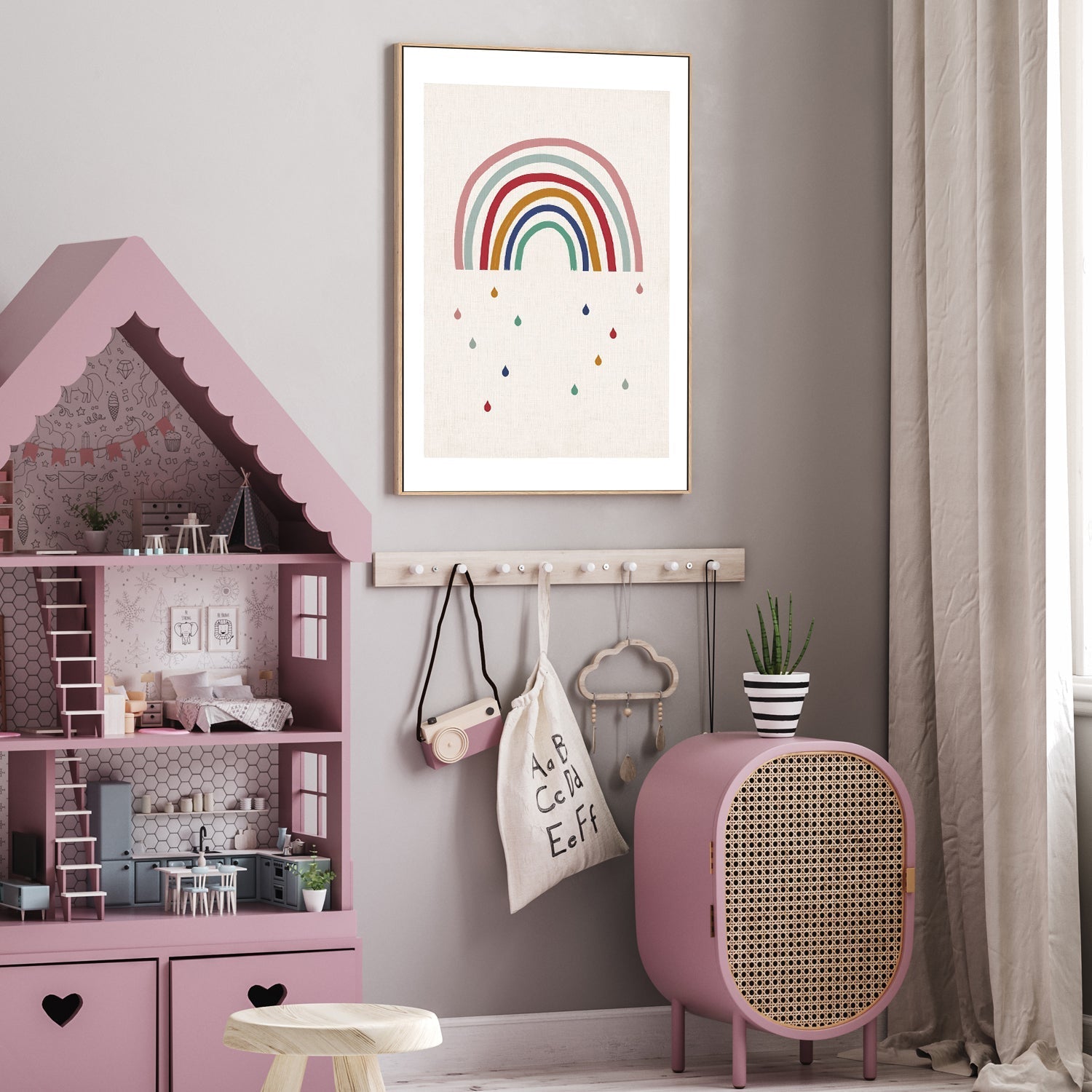 wall-art-print-canvas-poster-framed-Crying Rainbow , By Leah Straatsma-7