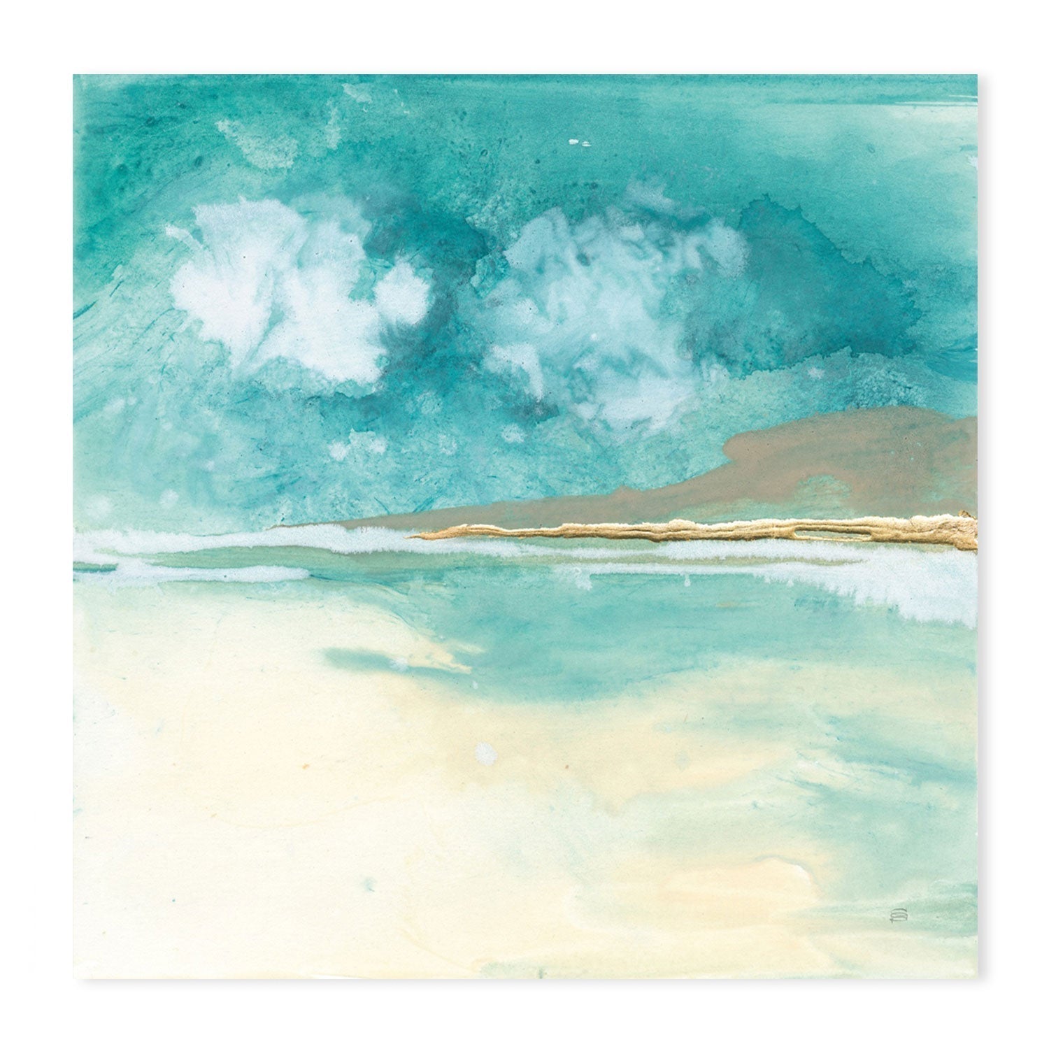 wall-art-print-canvas-poster-framed-Cumulus Emerald, Style A-by-Chris Paschke-Gioia Wall Art