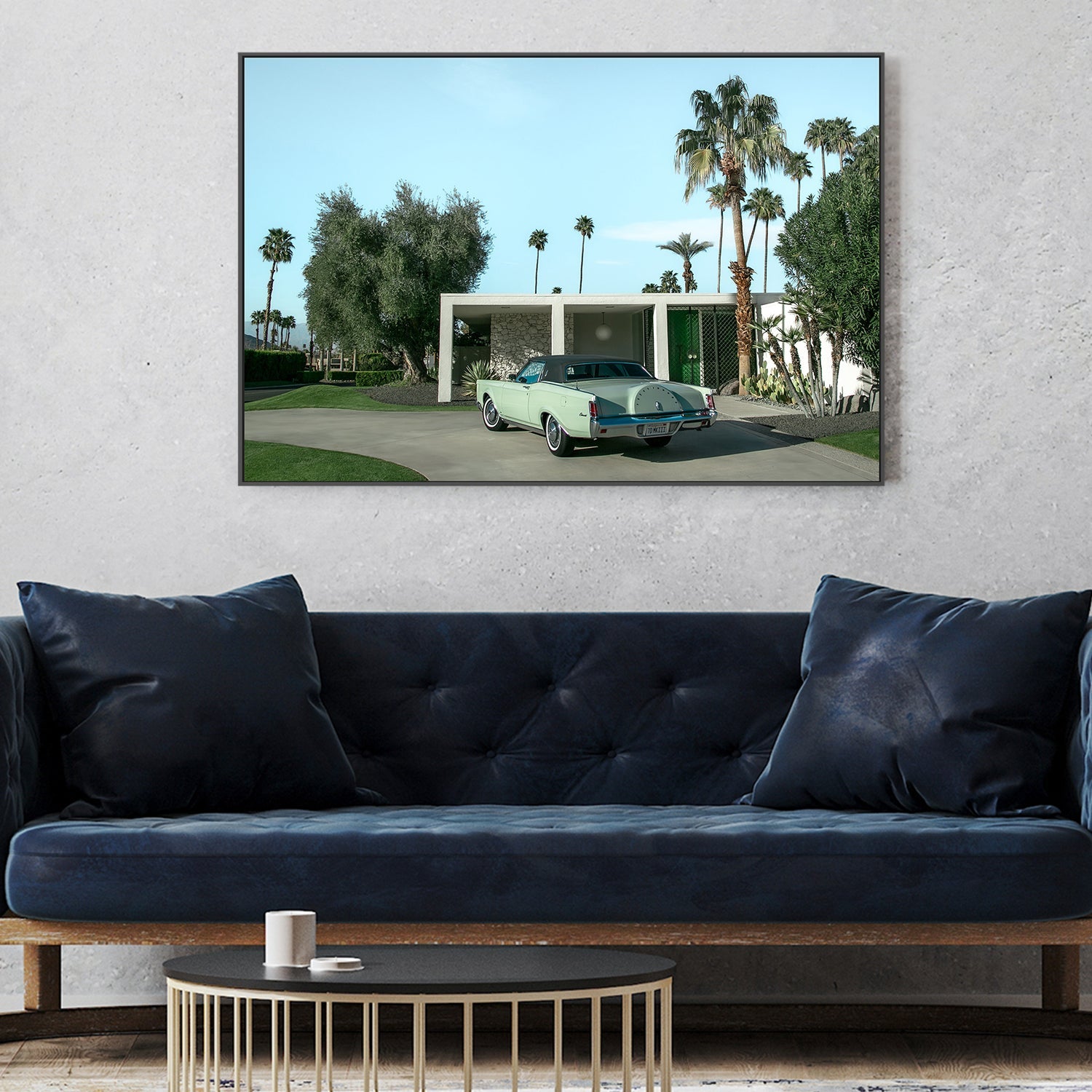 wall-art-print-canvas-poster-framed-Curbside Continental H , By Tricia Brennan-3