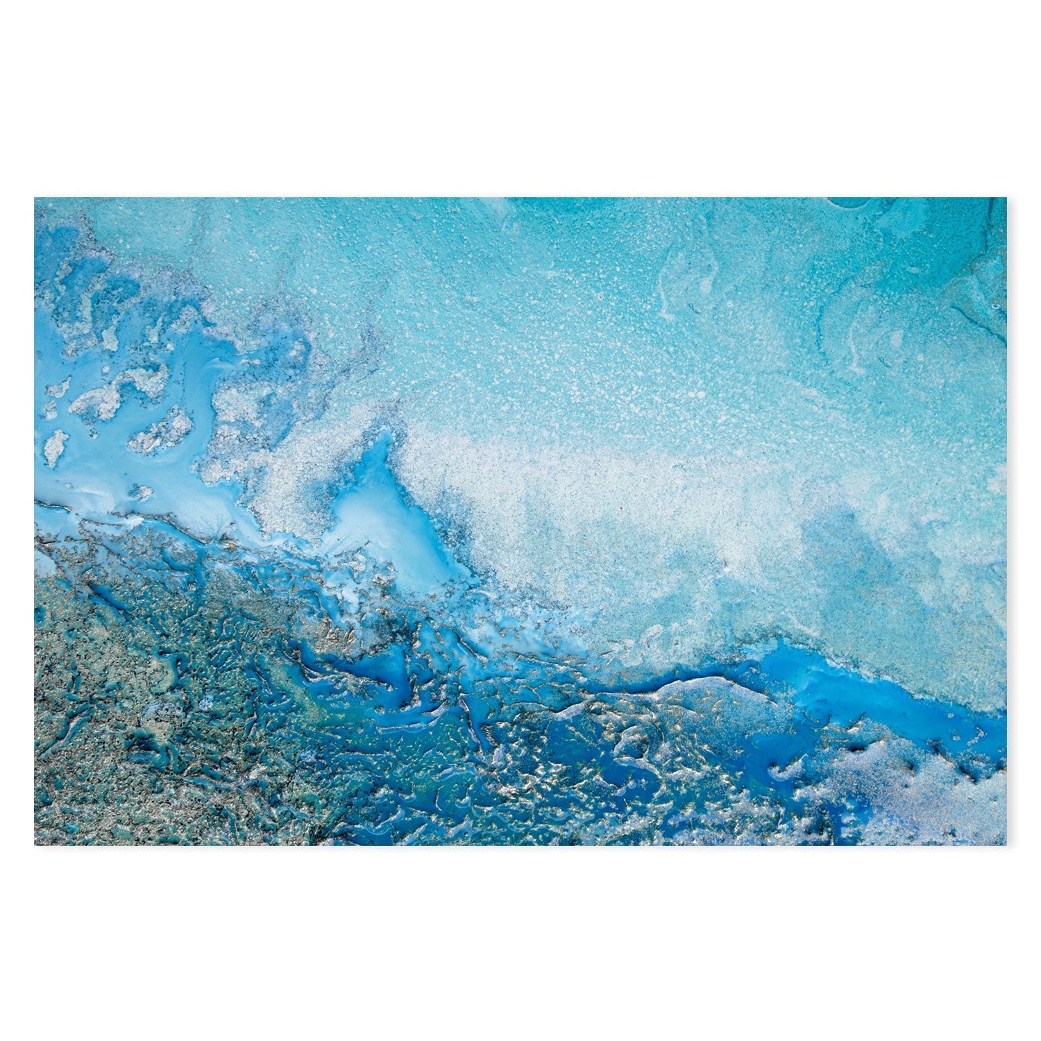 wall-art-print-canvas-poster-framed-Cyan Water , By Petra Meikle-GIOIA-WALL-ART