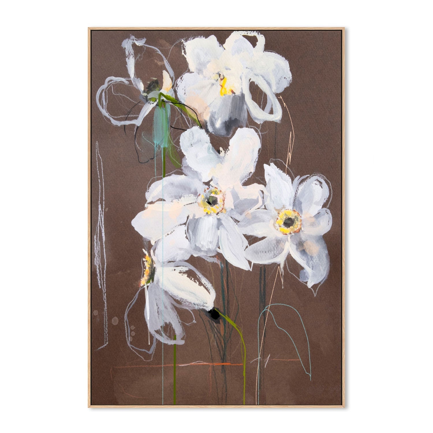 wall-art-print-canvas-poster-framed-Daffodil , By Leigh Viner-4