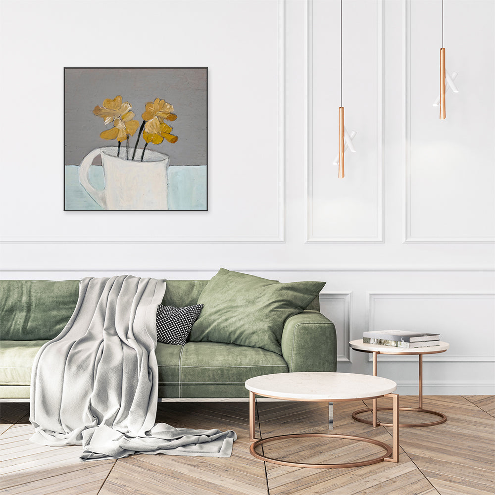 wall-art-print-canvas-poster-framed-Daffodils From The Garden , By Louise O'hara-7