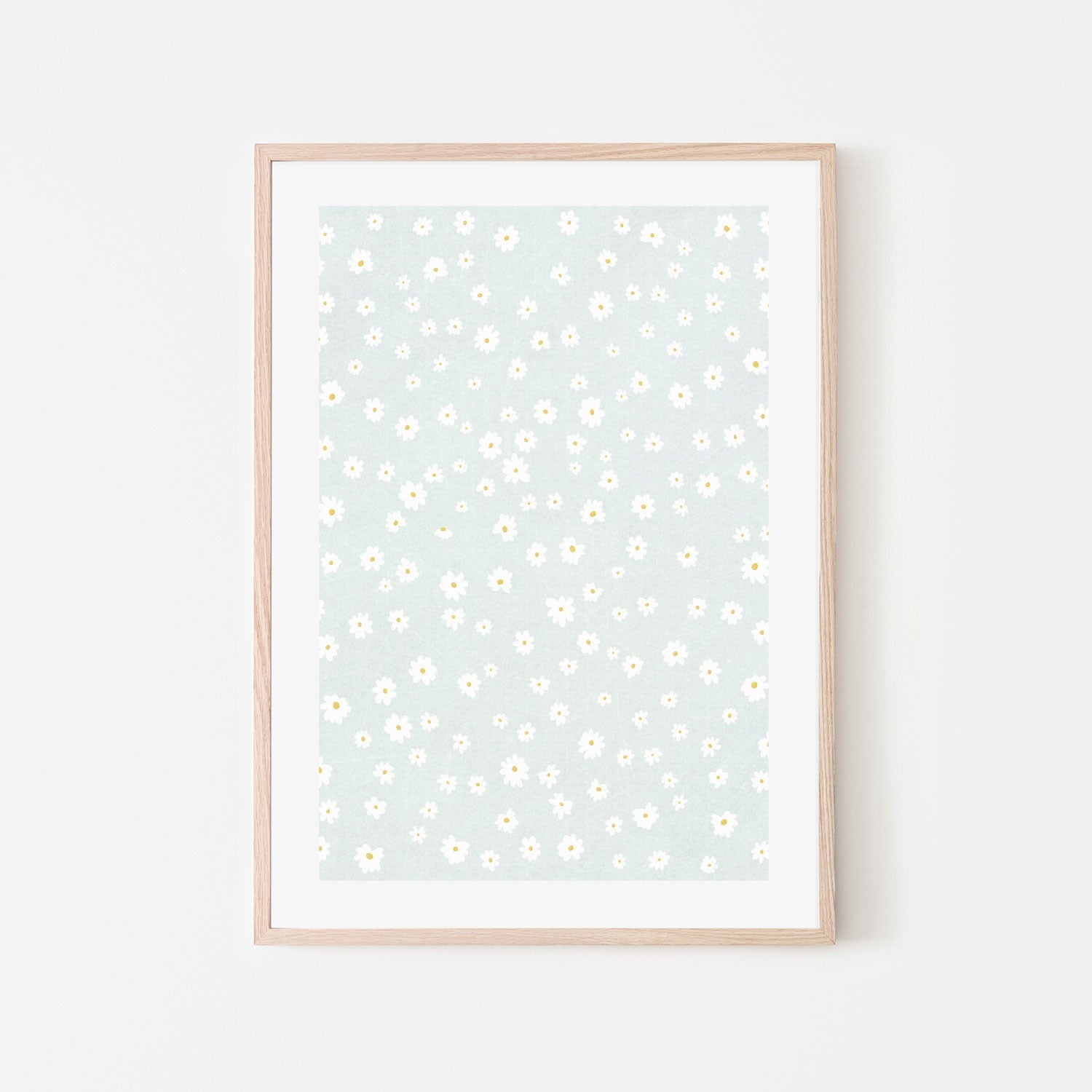 wall-art-print-canvas-poster-framed-Daisies in the Garden , By Leah Straatsma-6