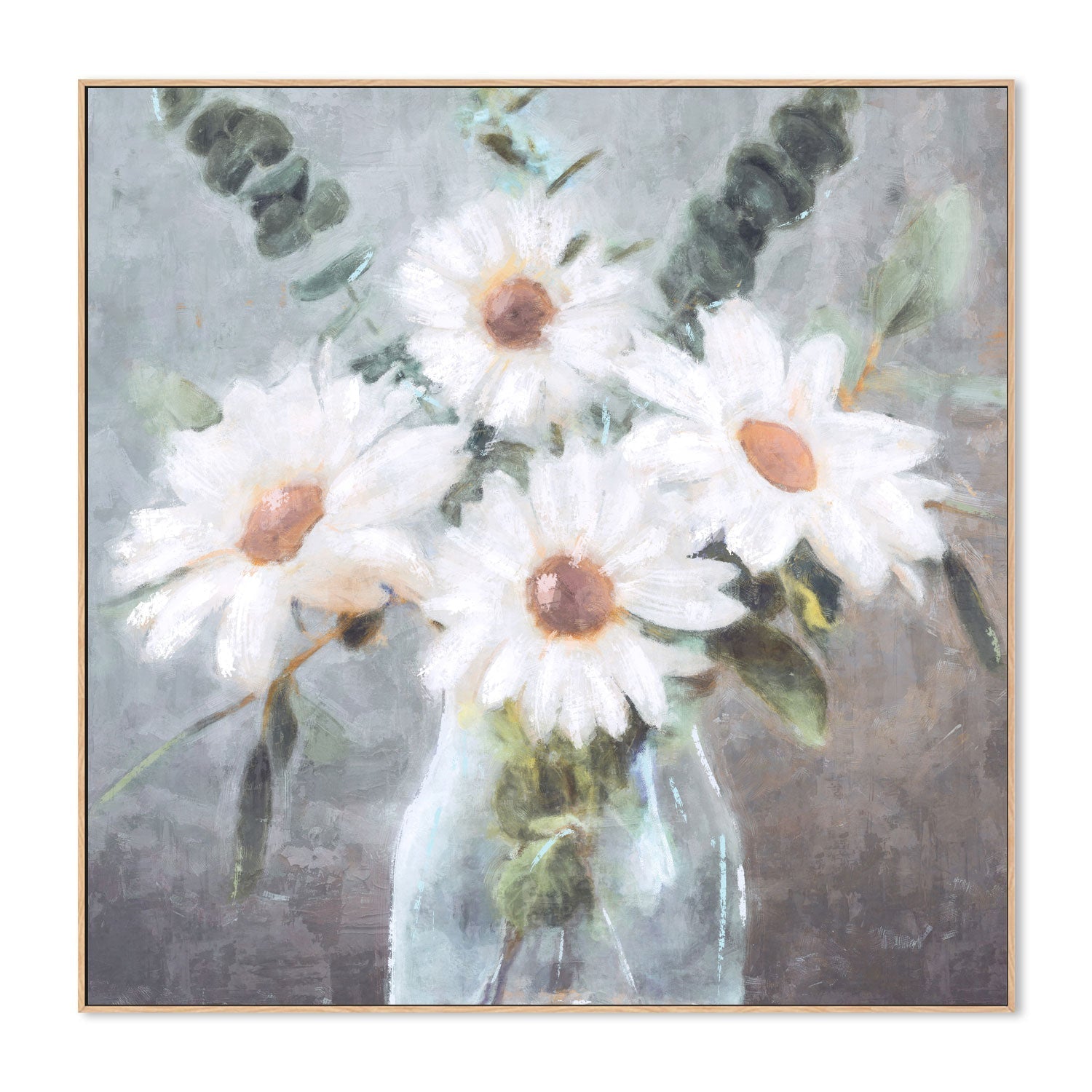 wall-art-print-canvas-poster-framed-Daisy Bouquet, Style A , By Nina Blue-4