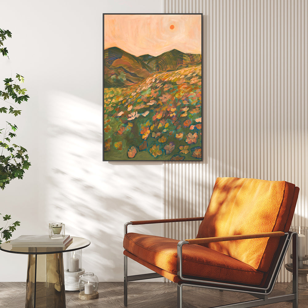 wall-art-print-canvas-poster-framed-Daisy Fields , By Eleanor Baker-2