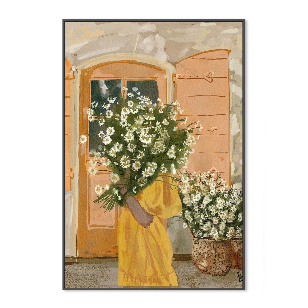 wall-art-print-canvas-poster-framed-Daisy lady-3