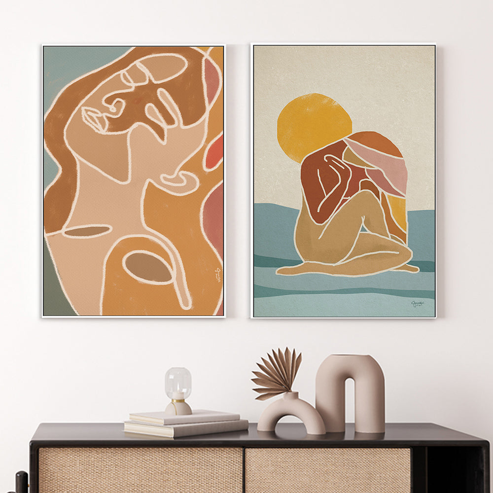 wall-art-print-canvas-poster-framed-Dana, Venilia, Set Of 2-by-Junia Kall-Gioia Wall Art