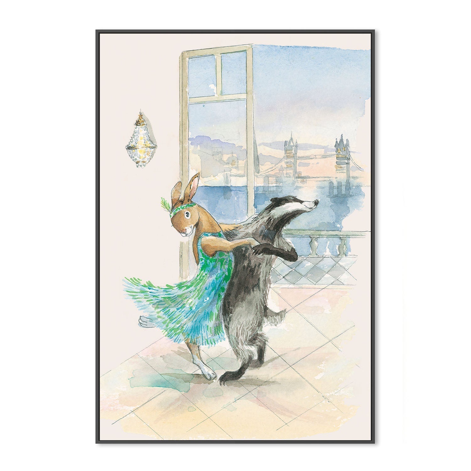 wall-art-print-canvas-poster-framed-Dancers , By Animo Alphabets-3