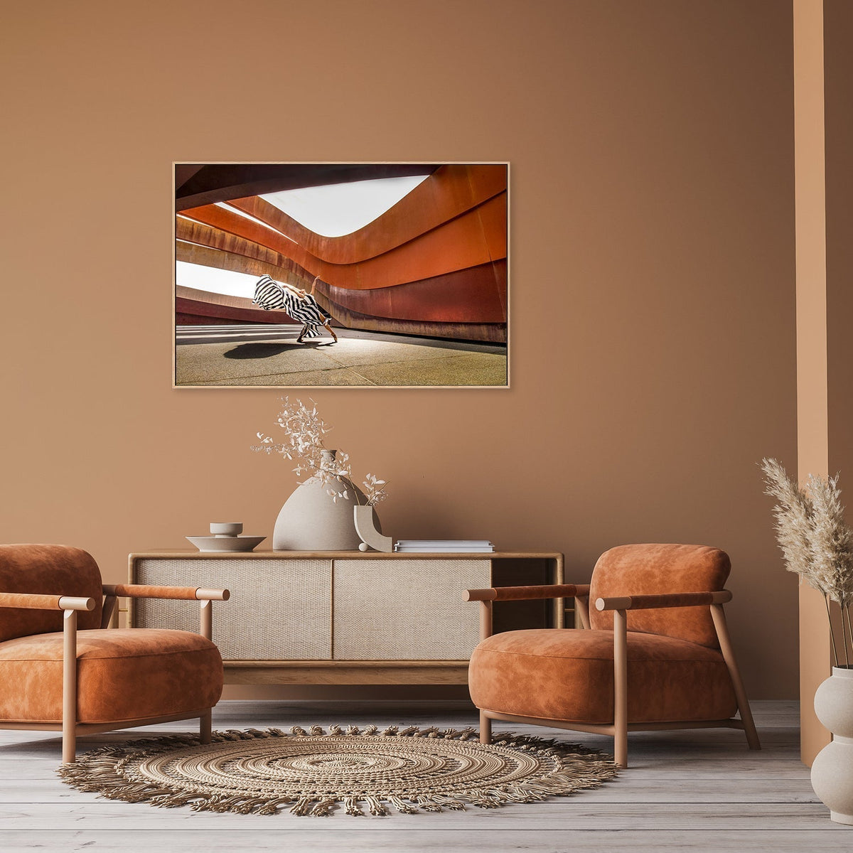 Dancing Along The Curve, by Sharon Levy-Gioia-Prints-Framed-Canvas-Poster-GIOIA-WALL-ART