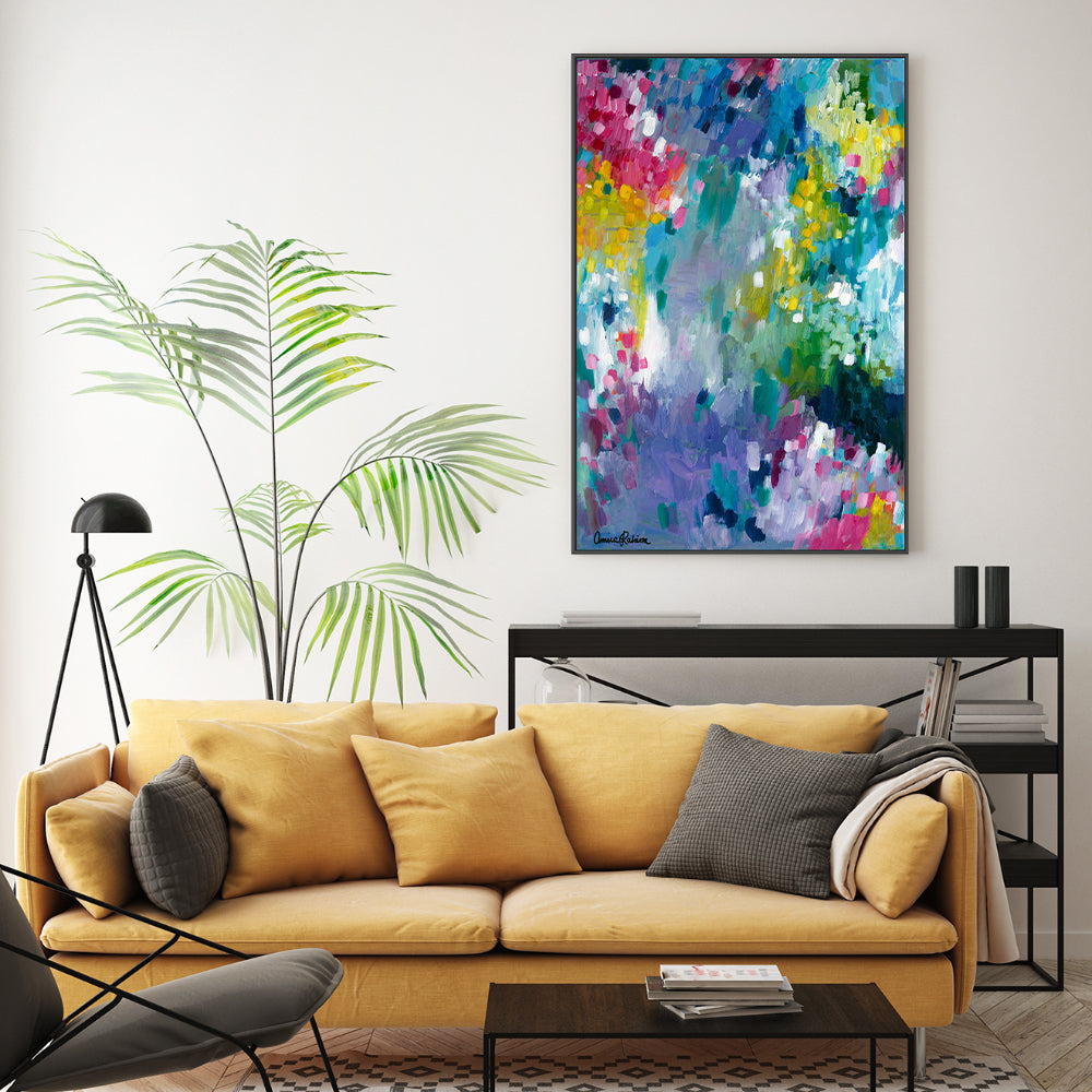 wall-art-print-canvas-poster-framed-Dancing In The Rain , By Amira Rahim-GIOIA-WALL-ART
