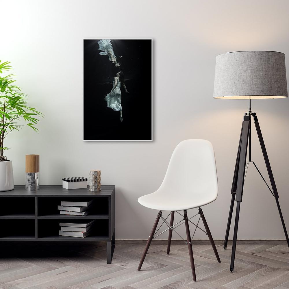 wall-art-print-canvas-poster-framed-Dancing Underwater, Style A-by-Gioia Wall Art-Gioia Wall Art
