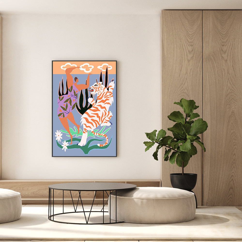 Danse Avec Le Tigre, Style C , By Arty Guava