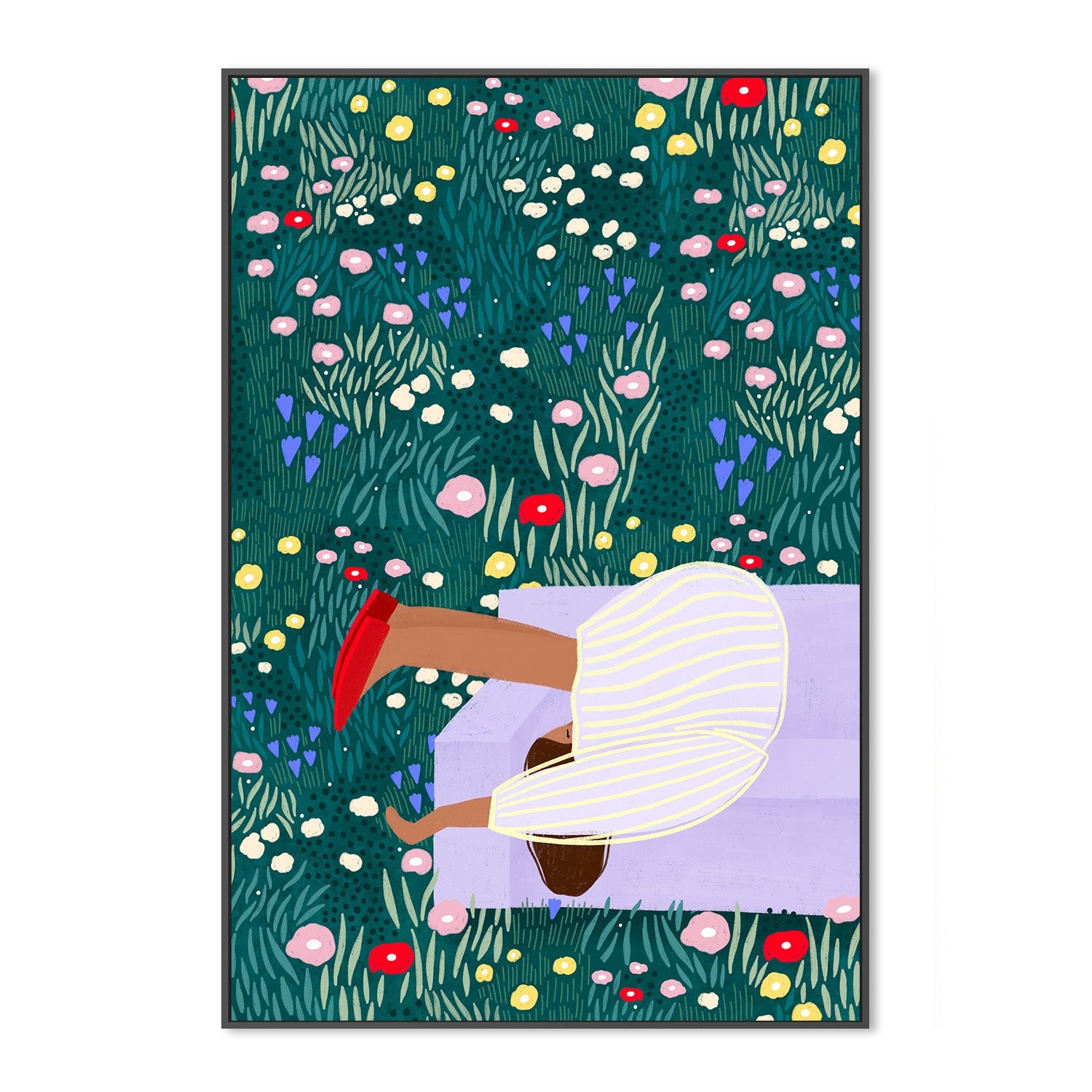 wall-art-print-canvas-poster-framed-Daydream in Blooms-3