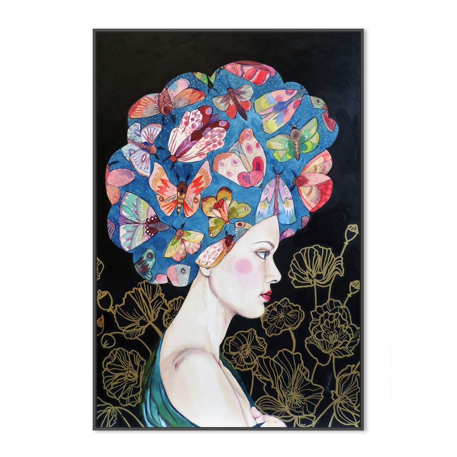 wall-art-print-canvas-poster-framed-Daydreaming , By Sylvie Demers-GIOIA-WALL-ART