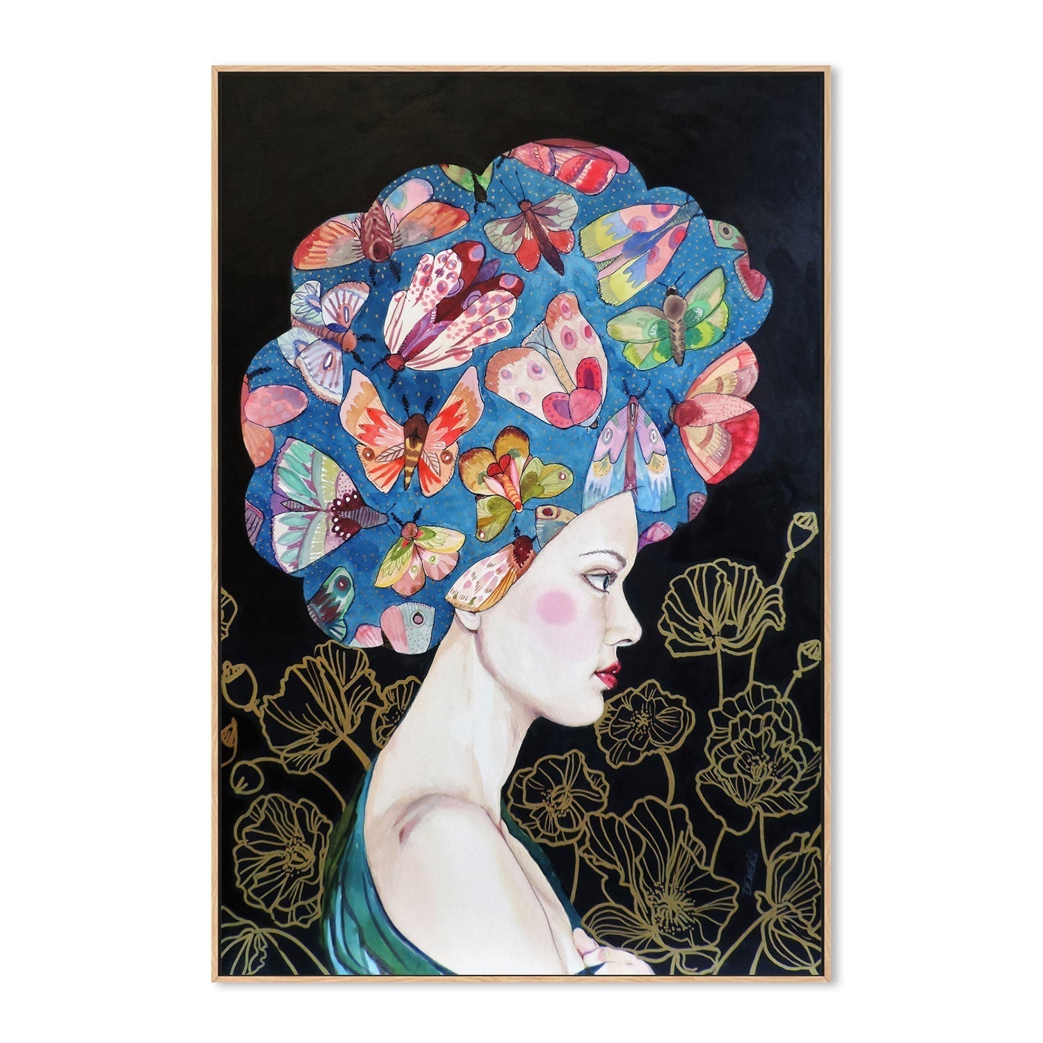 wall-art-print-canvas-poster-framed-Daydreaming , By Sylvie Demers-GIOIA-WALL-ART