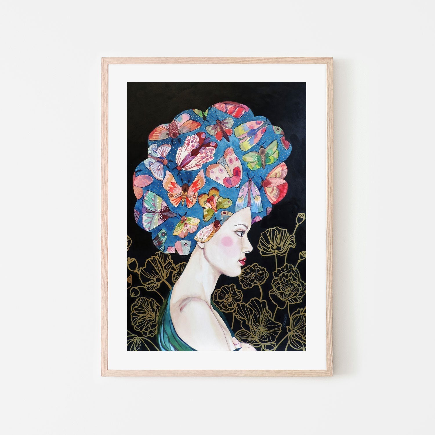 wall-art-print-canvas-poster-framed-Daydreaming , By Sylvie Demers-GIOIA-WALL-ART