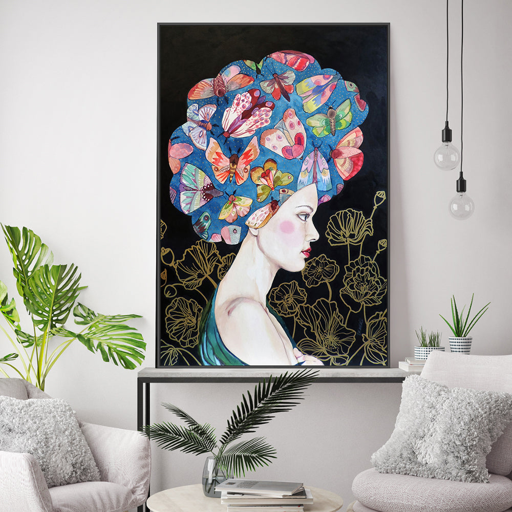 wall-art-print-canvas-poster-framed-Daydreaming , By Sylvie Demers-GIOIA-WALL-ART