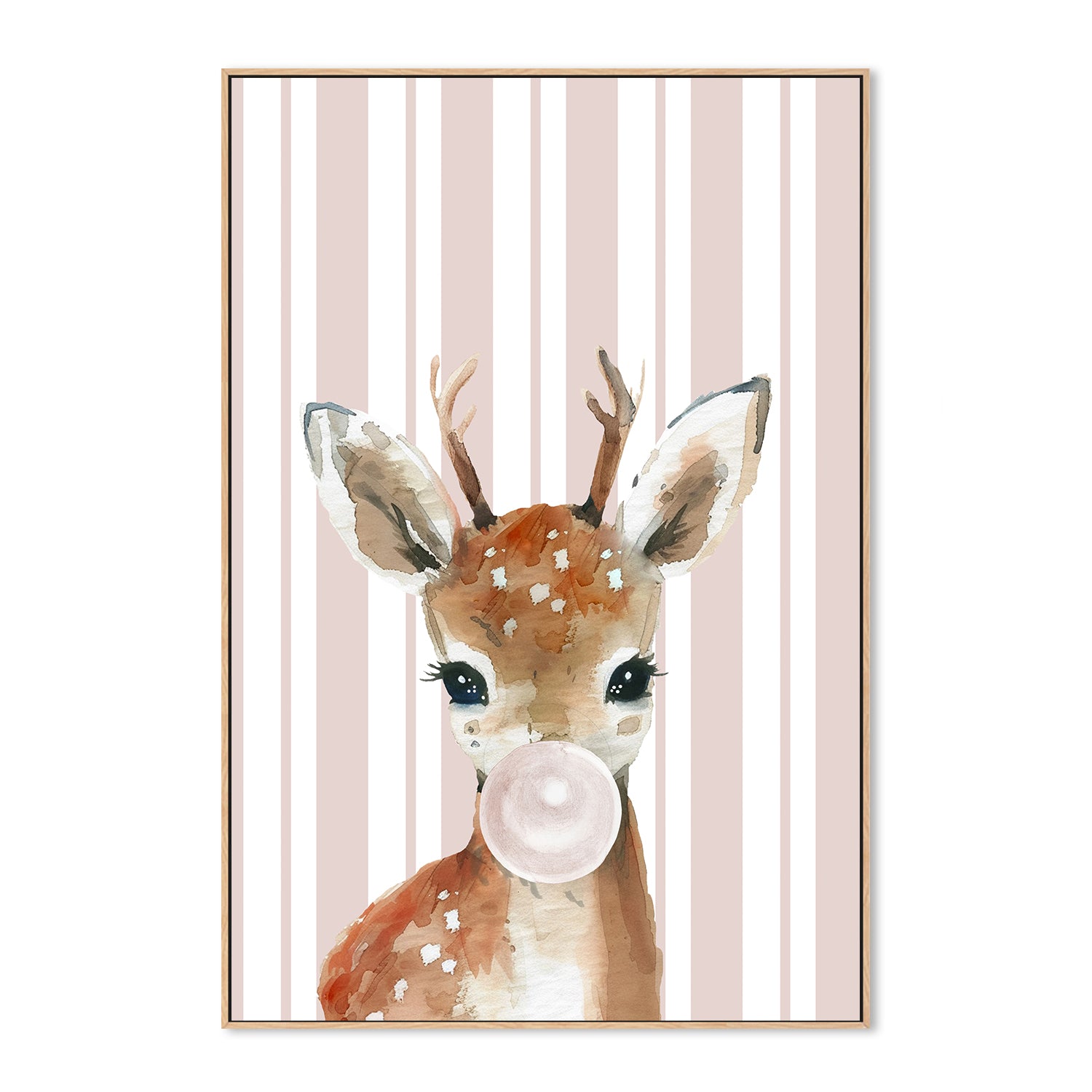 wall-art-print-canvas-poster-framed-Dear Bubble Gum , By At Viv Home Prints-4